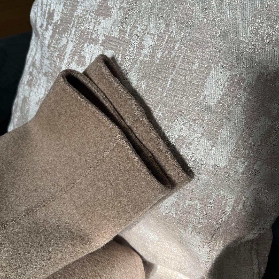 Josephカシミヤウールベージュ ロングコート ベルト付き