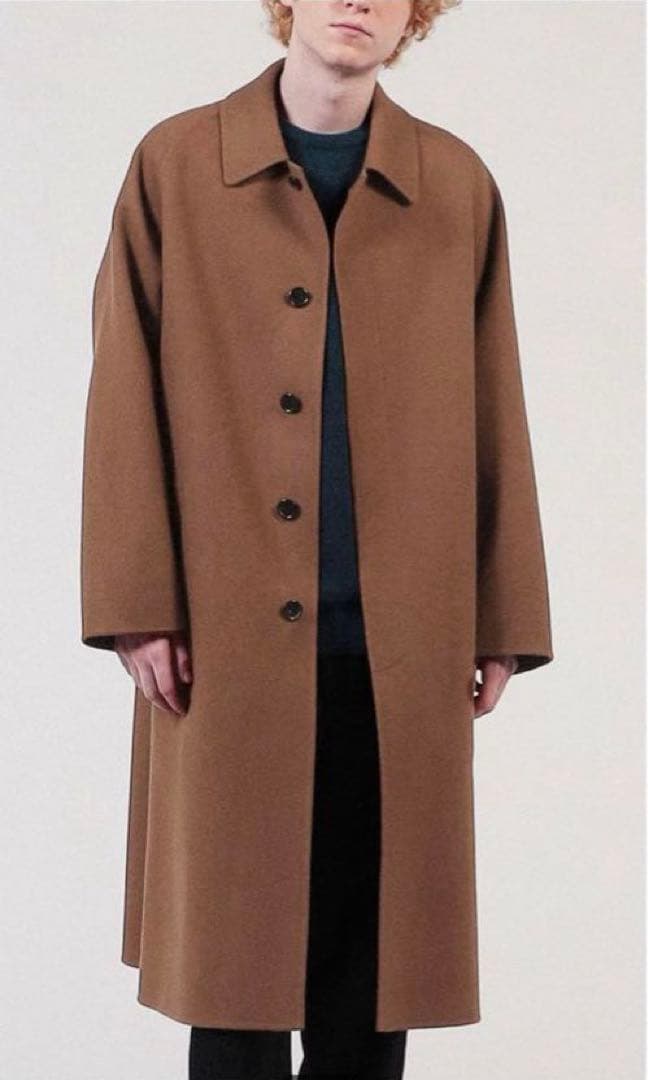 TOMMOROWLAND ウールコート　ステンカラー　バルカラー　モカブラウン