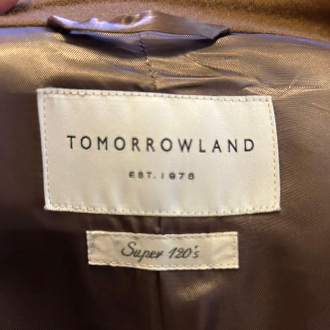 TOMMOROWLAND ウールコート　ステンカラー　バルカラー　モカブラウン