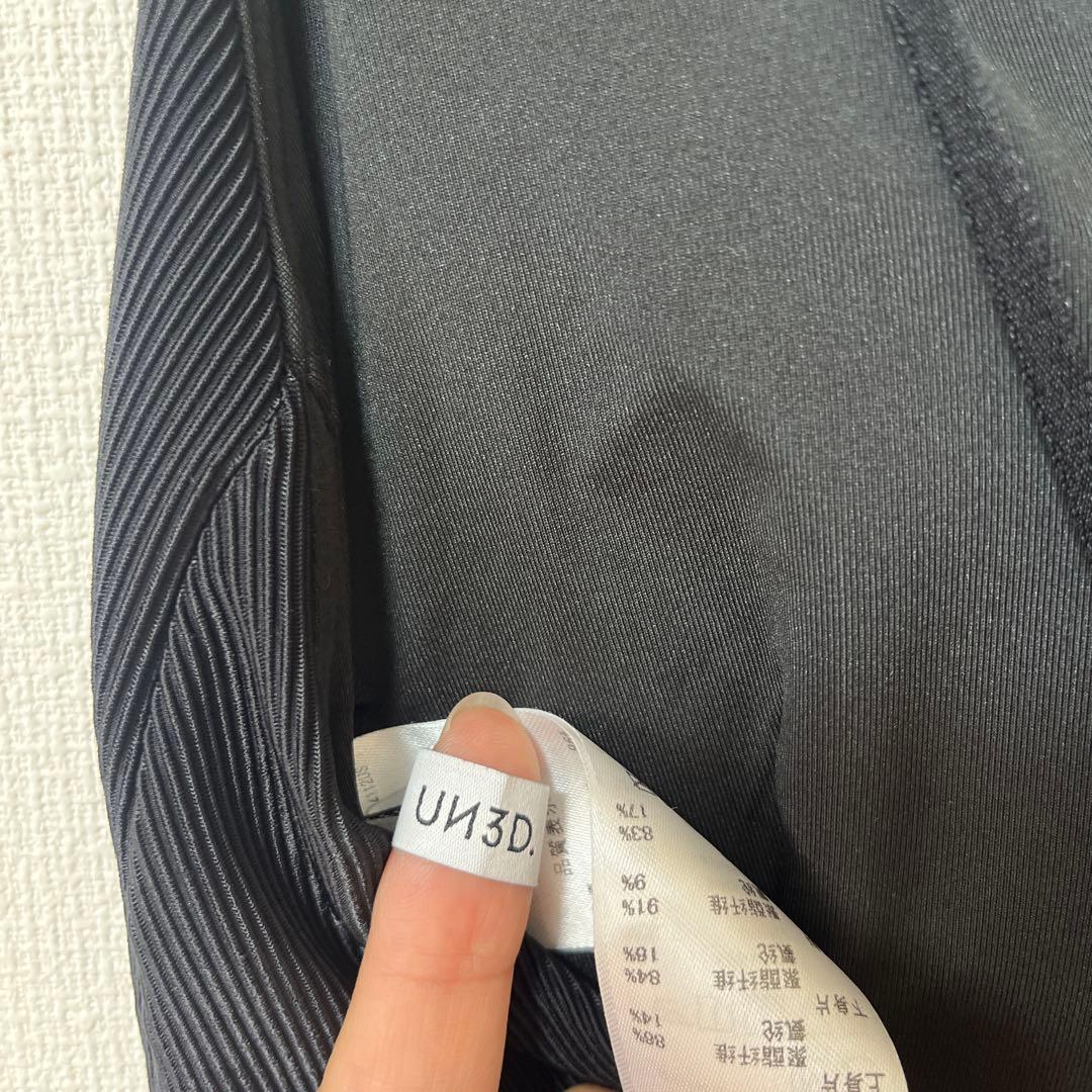 【美品】UN3D.アンスリード　バックストラップオールインワン水着　38