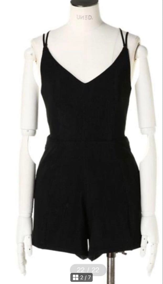 【美品】UN3D.アンスリード　バックストラップオールインワン水着　38