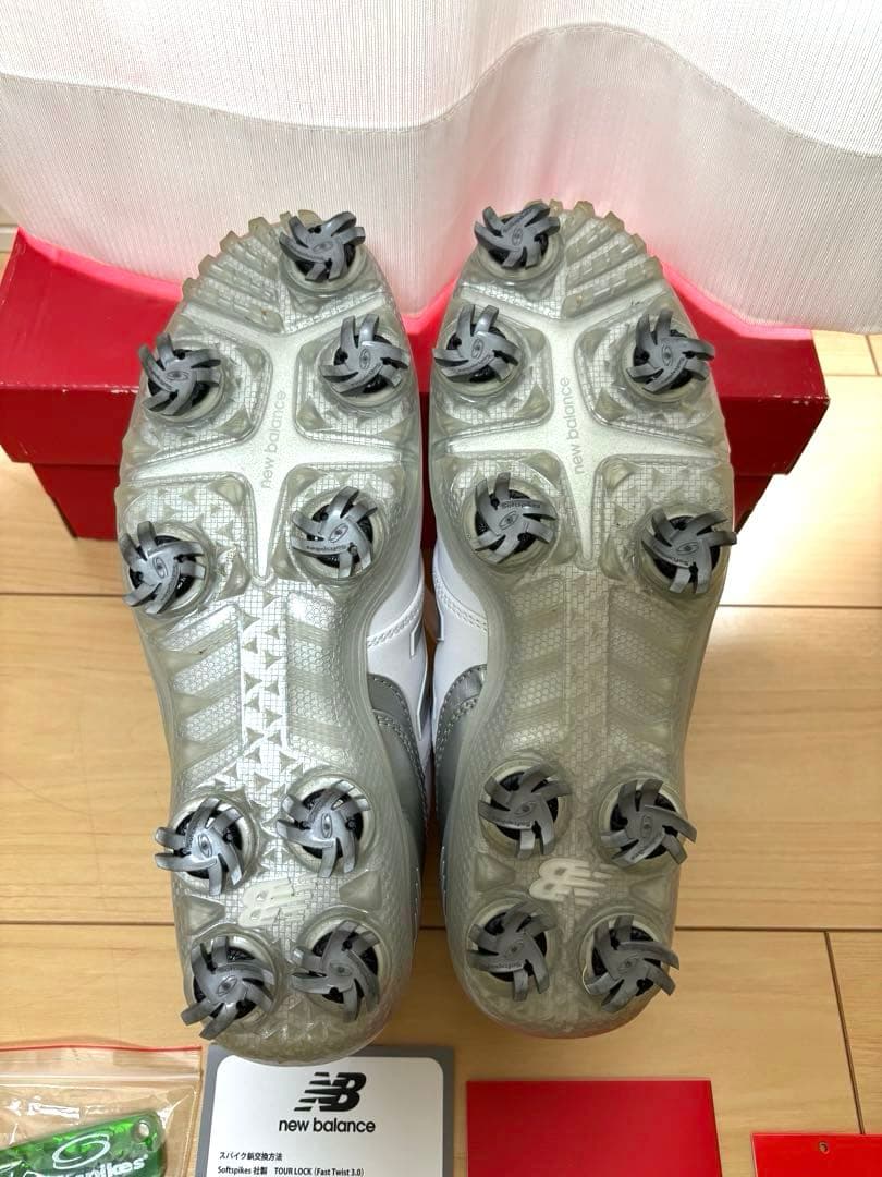 New Balance ゴルフシューズ WG996WS ホワイト 24.5