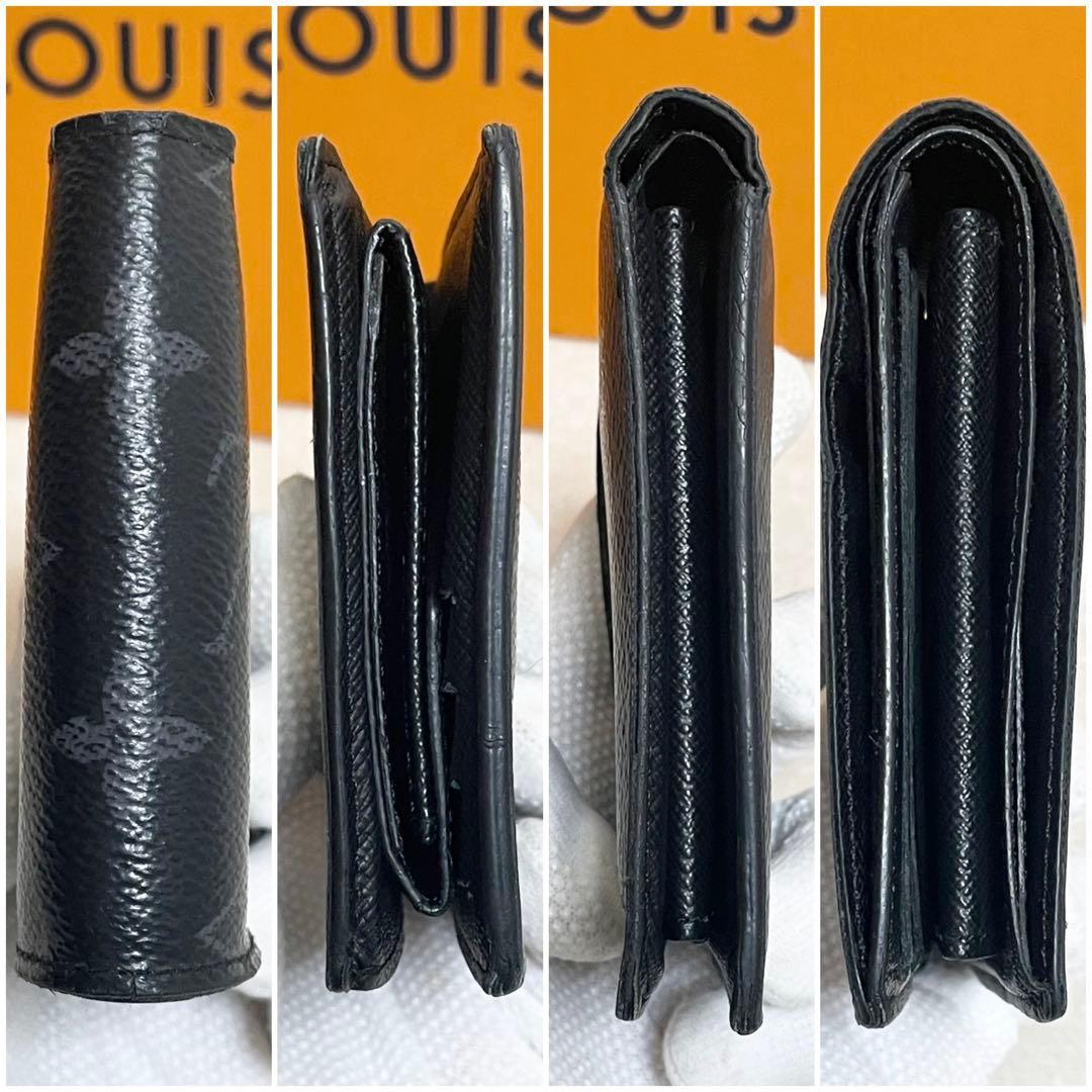 【新型】ルイヴィトン エクリプス 二つ折り財布 ポルトフォイユマルコ