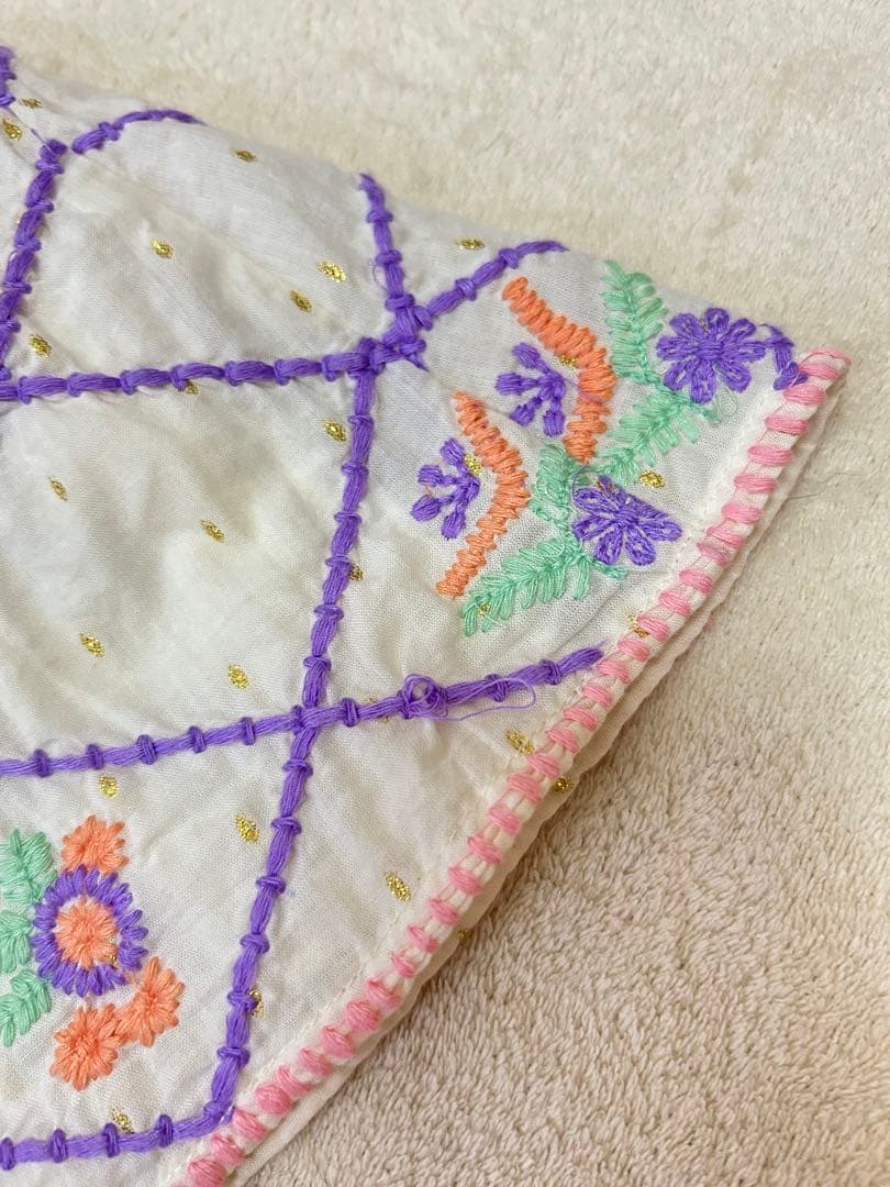 bonjour diary 刺繍ワンピース 8y