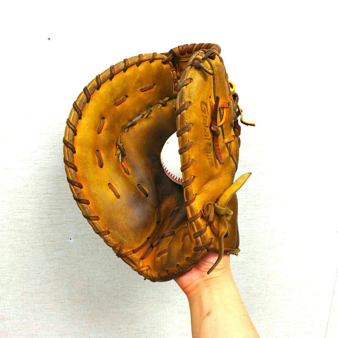 217 ミズノ グローバルエリート 即戦力 型抜群 軟式 ファーストミット 左投