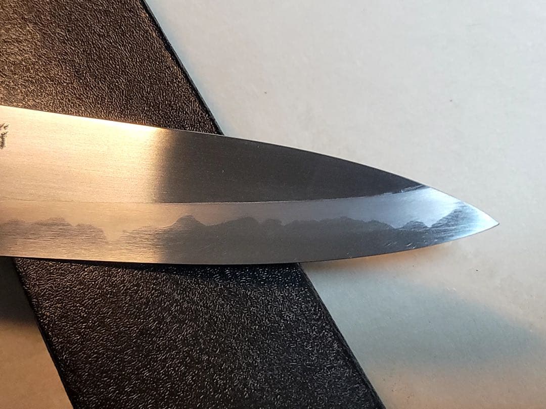 和田健一　本霞　白ニ鋼　牛刀　210mm