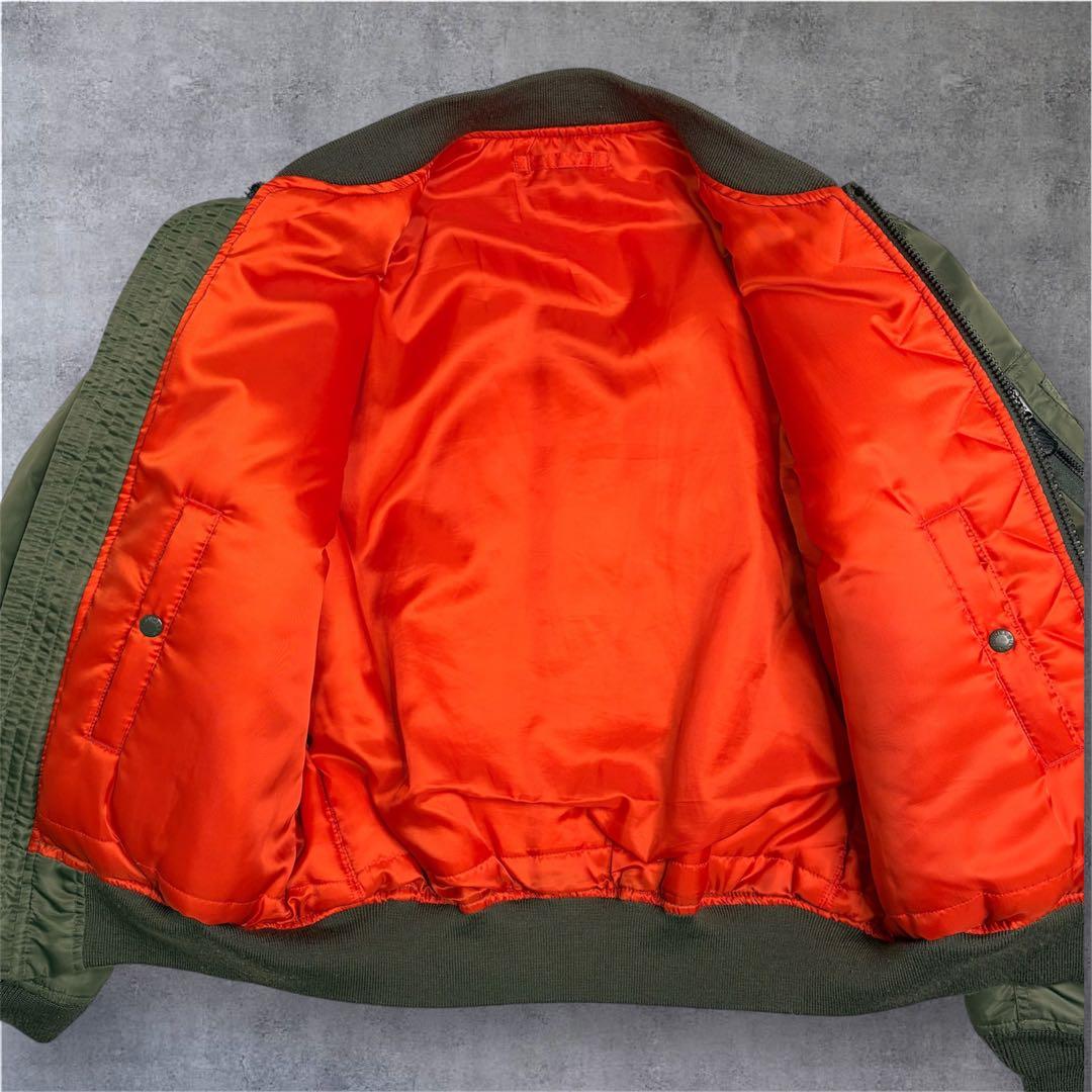 美品　AVIREX フライトジャケット MA-1 シャープアイ ミリタリー