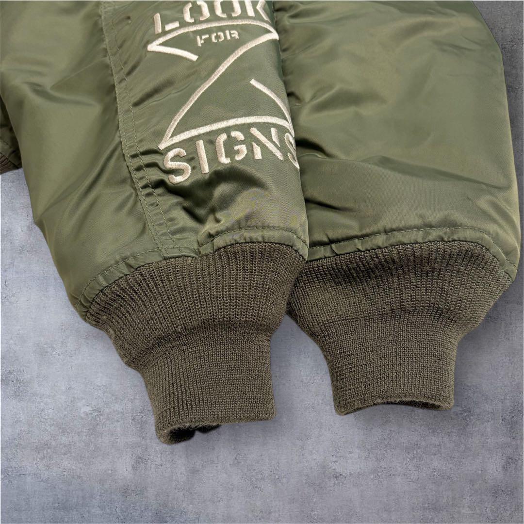 美品　AVIREX フライトジャケット MA-1 シャープアイ ミリタリー