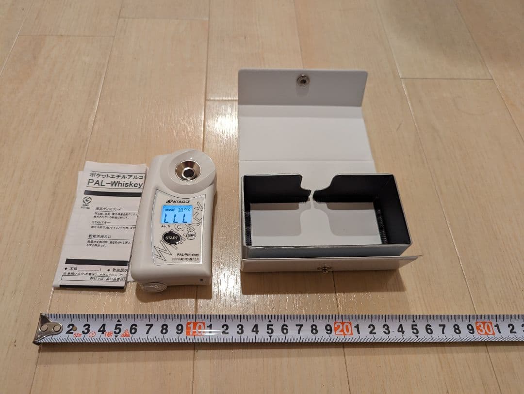 【美品・ほぼ新品】ATAGO PAL-Whiskey ポケットエタノール濃度計