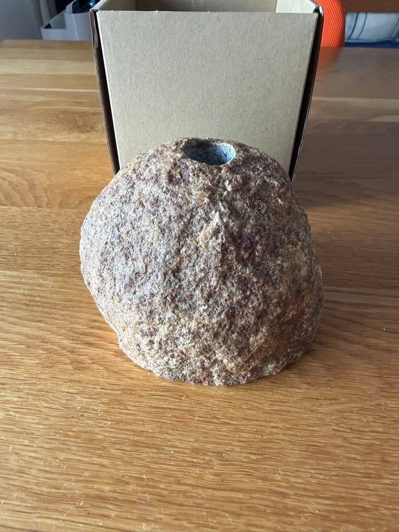 中川政七商店　自然素材 一輪挿し　INASE　石の花入れ 鞍馬石