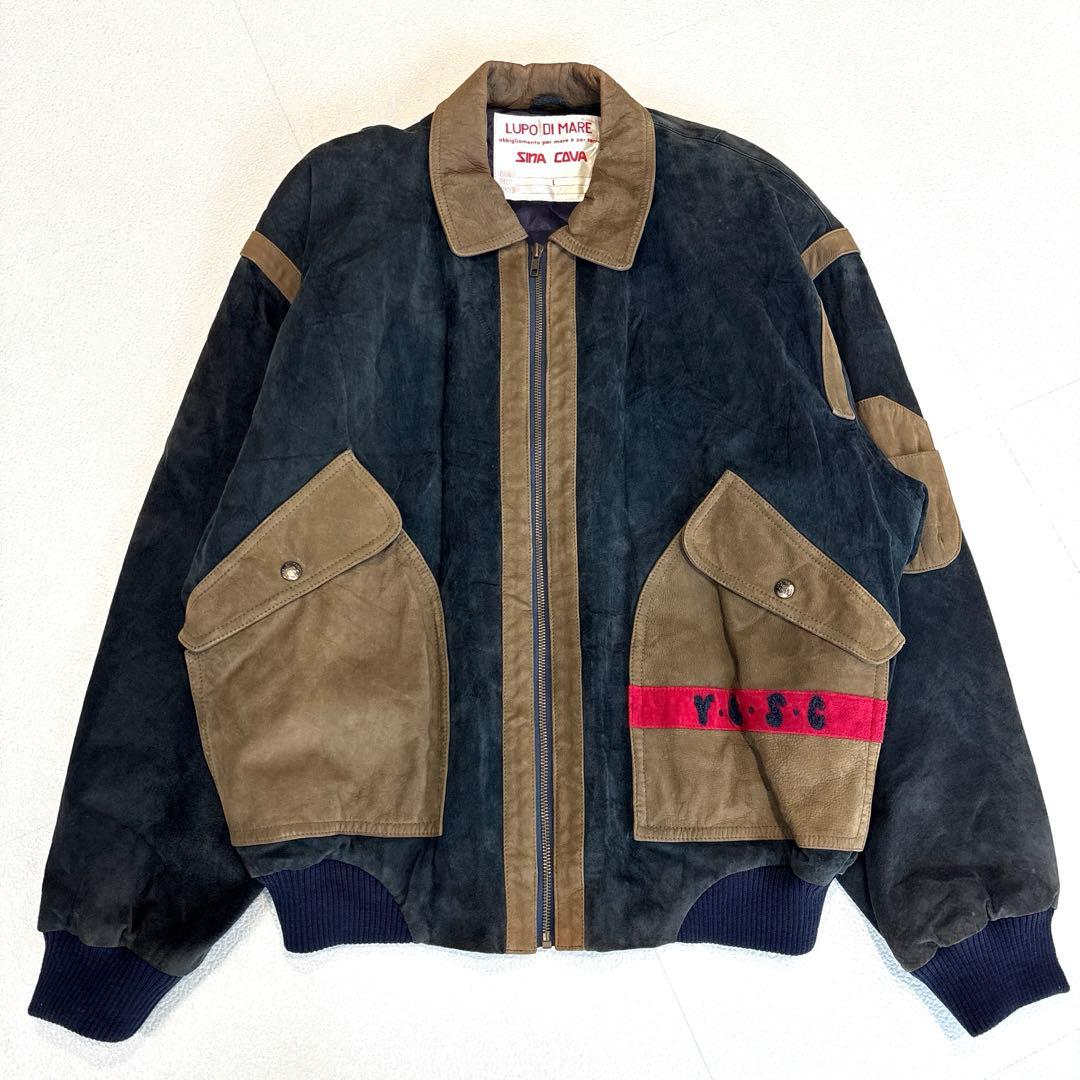 専用【メンズL】SINACOVA シナコバ レザージャケット スタジャン　ロゴ