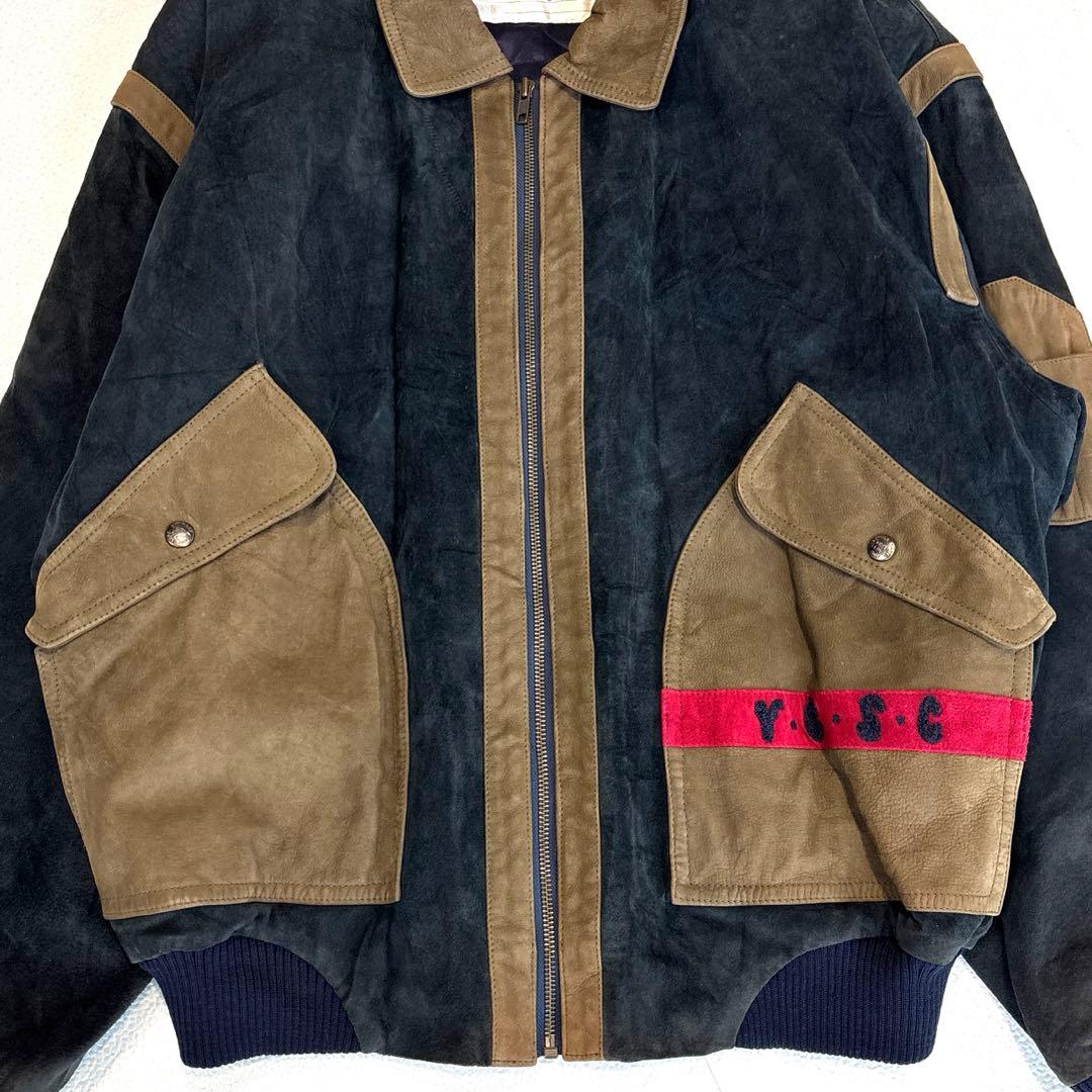 専用【メンズL】SINACOVA シナコバ レザージャケット スタジャン　ロゴ