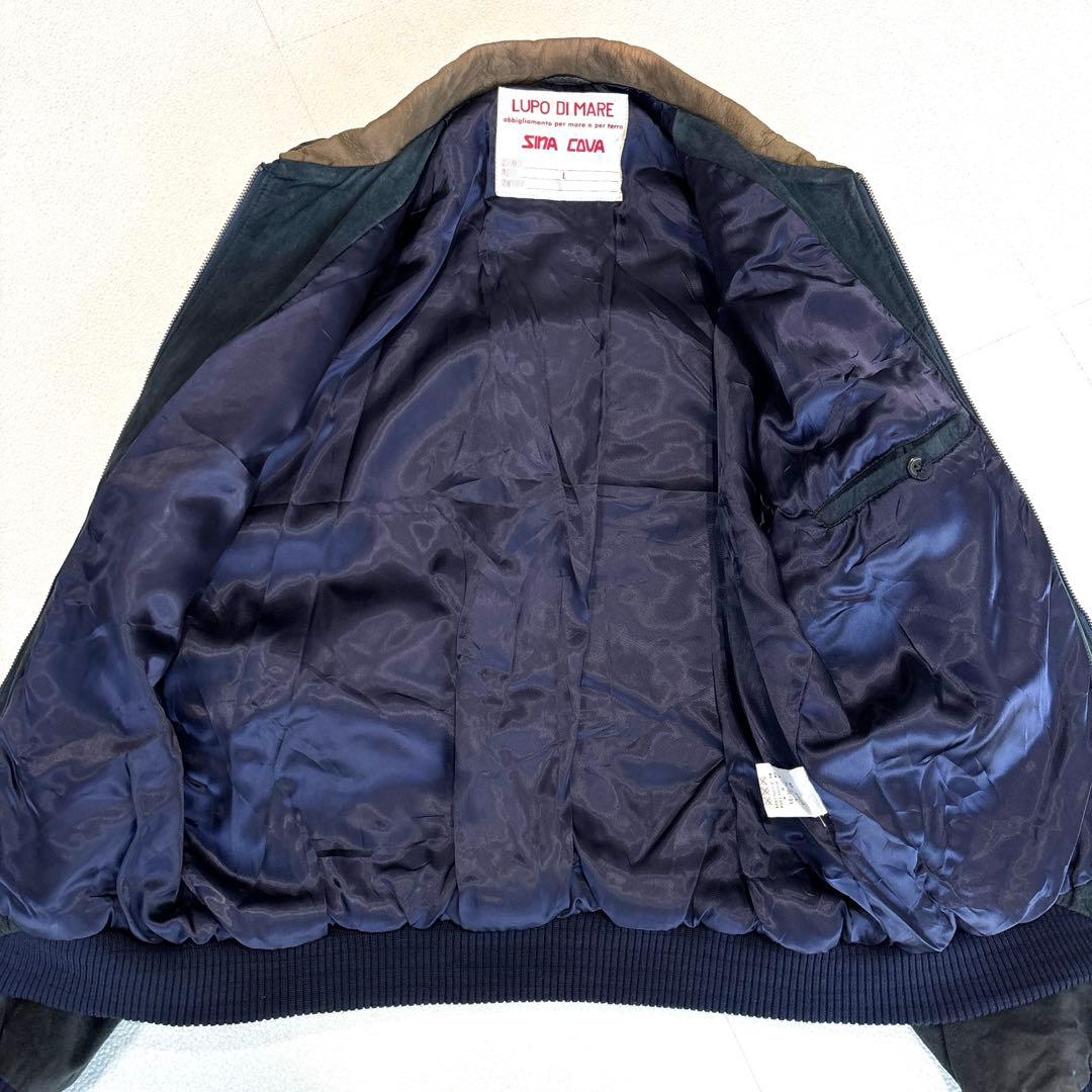 専用【メンズL】SINACOVA シナコバ レザージャケット スタジャン　ロゴ