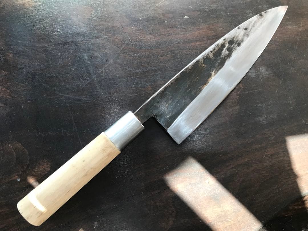 出刃包丁　22cm 正本　刃付け済み