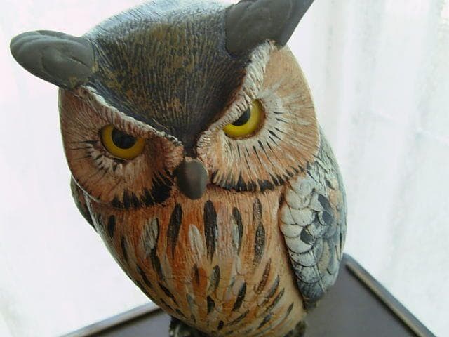 ＊フクロウのオブジェ＊　アンティーク品