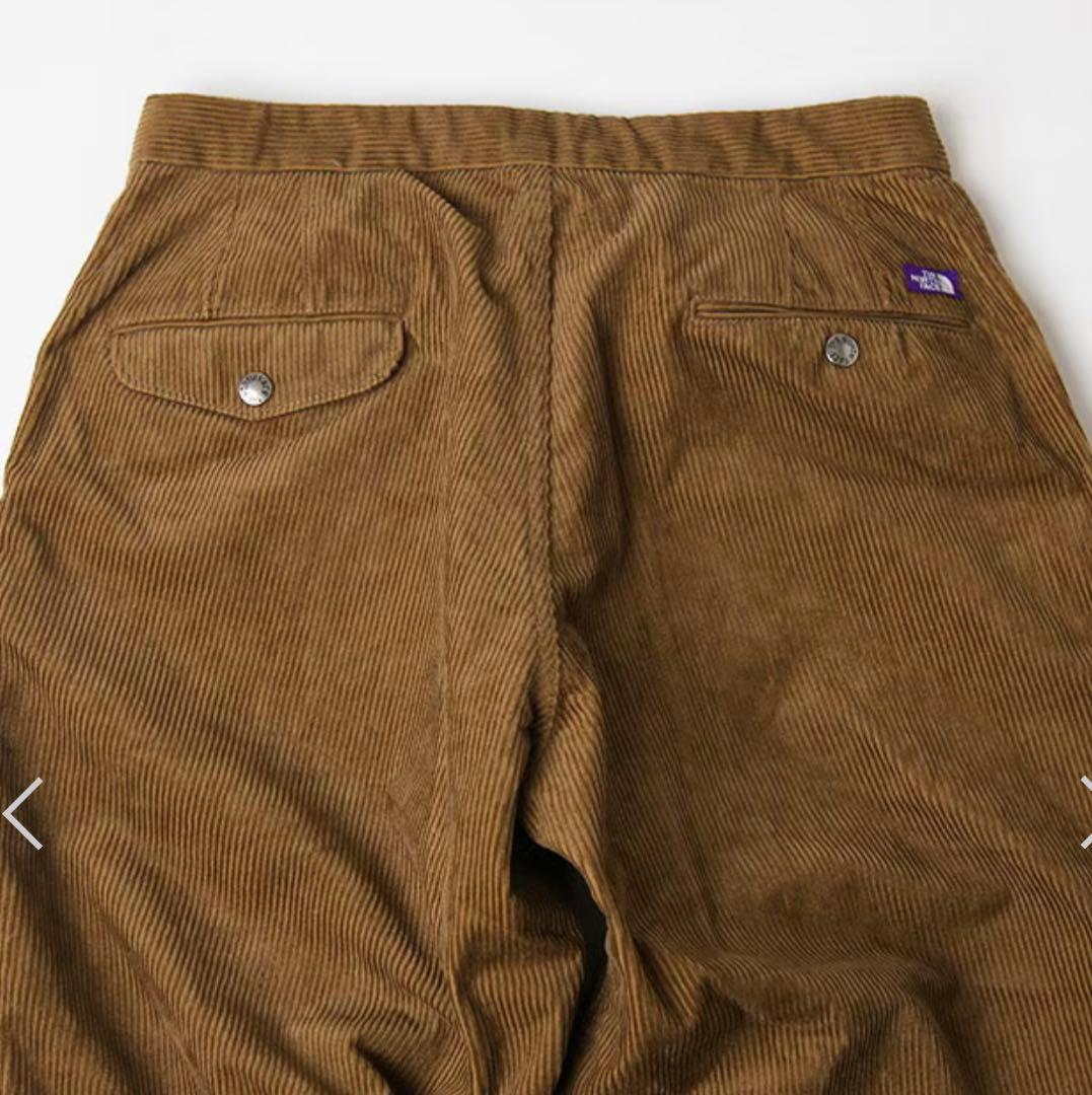 ノースフェイスパープルレーベル コーデュロイワイドテーパード パンツ　32