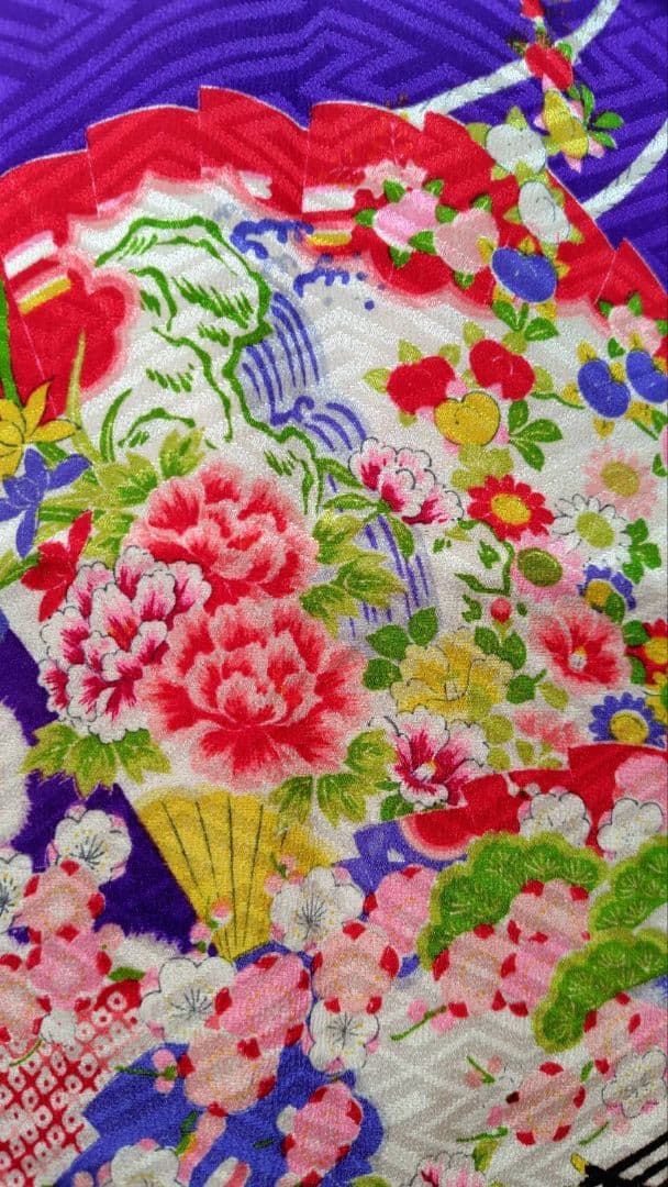 RK402アンティーク子供着物着丈78センチ裄丈40センチめちゃくちゃ綺麗美品