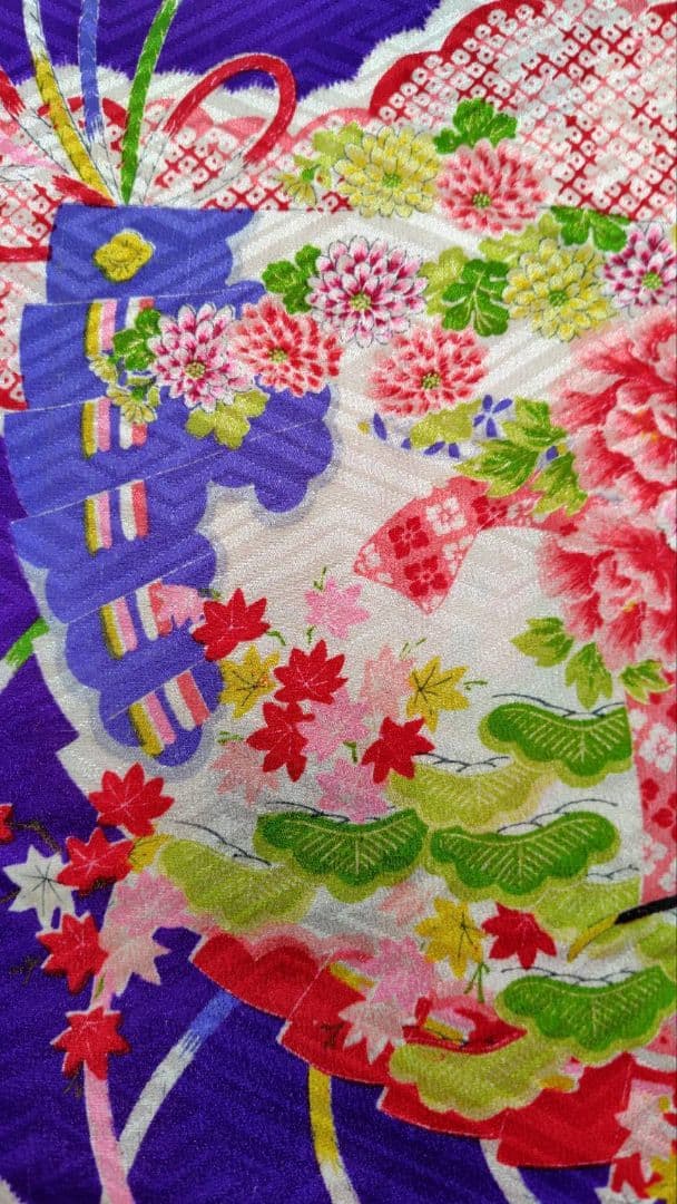 RK402アンティーク子供着物着丈78センチ裄丈40センチめちゃくちゃ綺麗美品