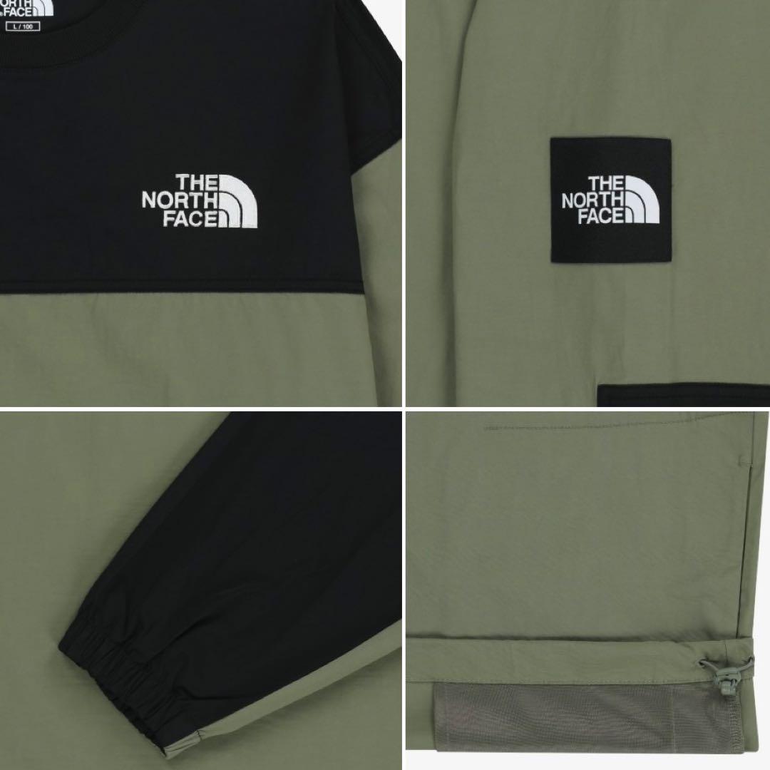 XXXL＊アルバニークルーネック　カーキ＊ロンT＊ノースフェイス＊韓国限定