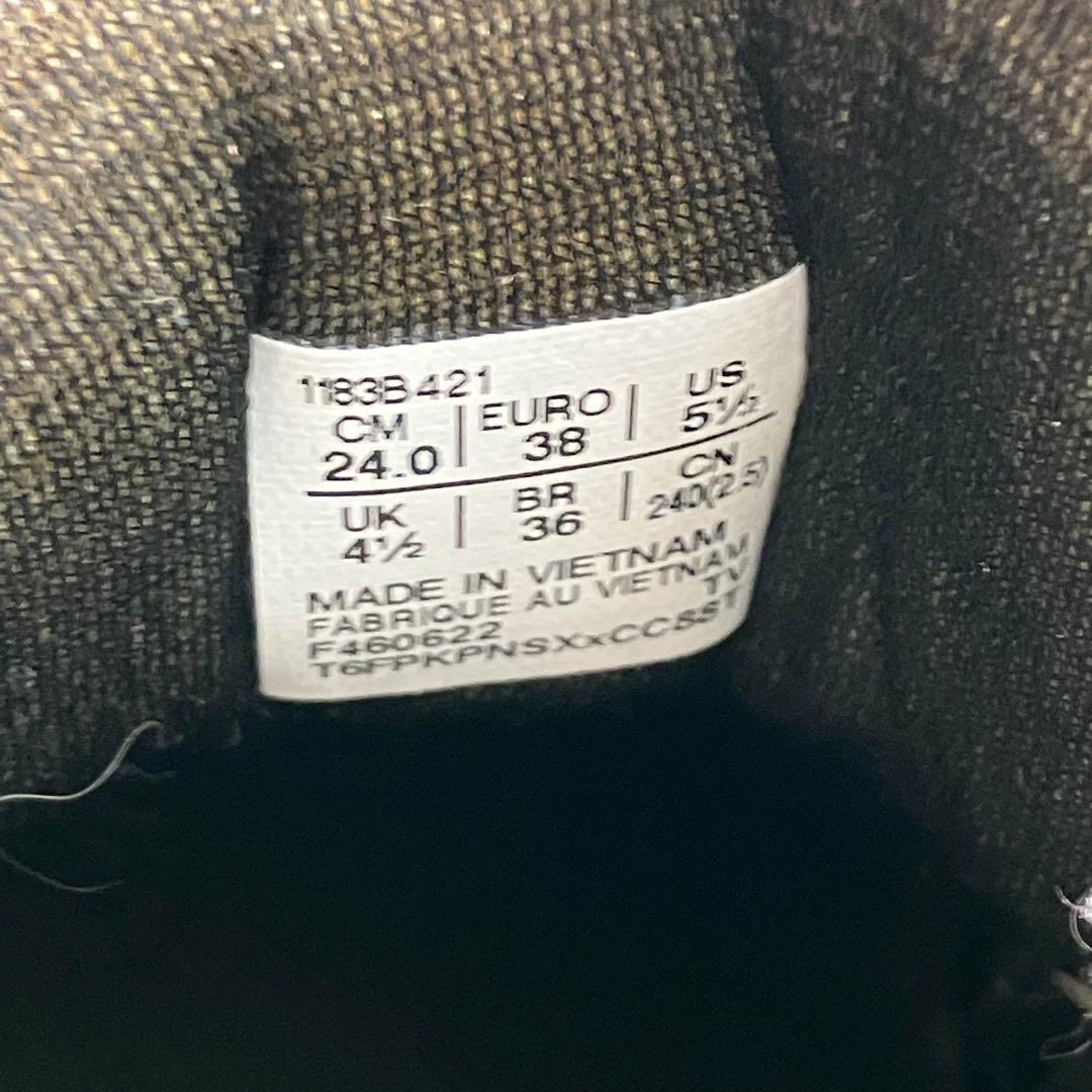 オニツカタイガー デンティグレ LS ホワイト グレー 24cm