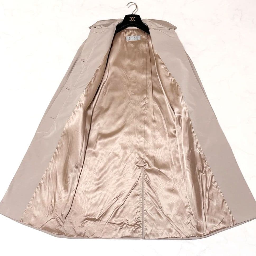 美品✨ マックスマーラ　ロングコート　薄手　スプリング　40　ベージュ　ゆったり