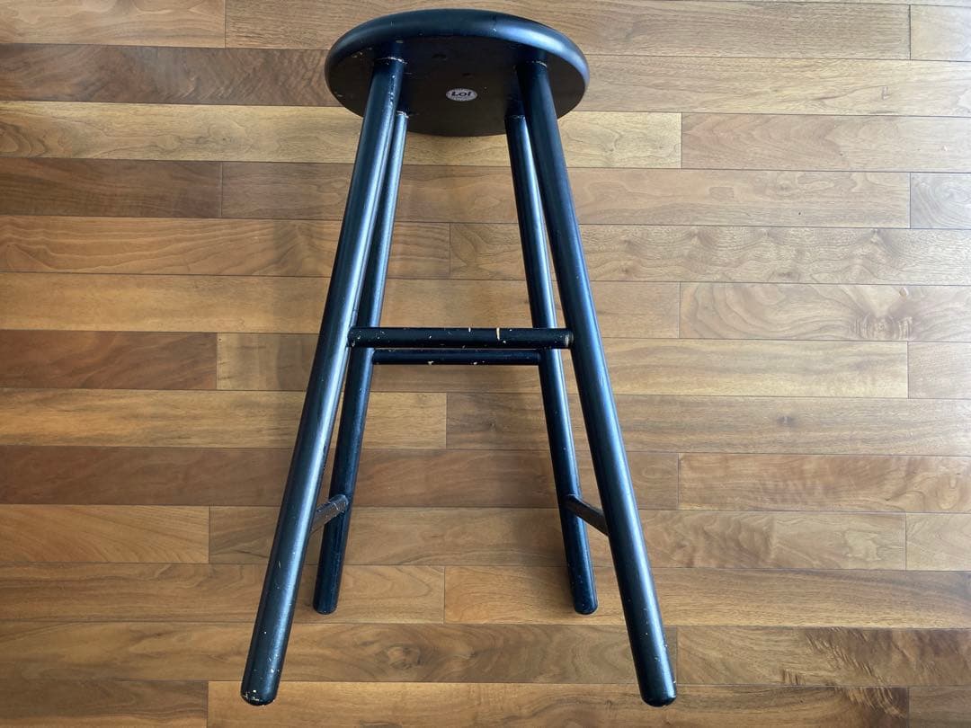 昭和　レトロ　アンティーク　ハイスツール　チェア　椅子　イス　木製　ヴィンテージ