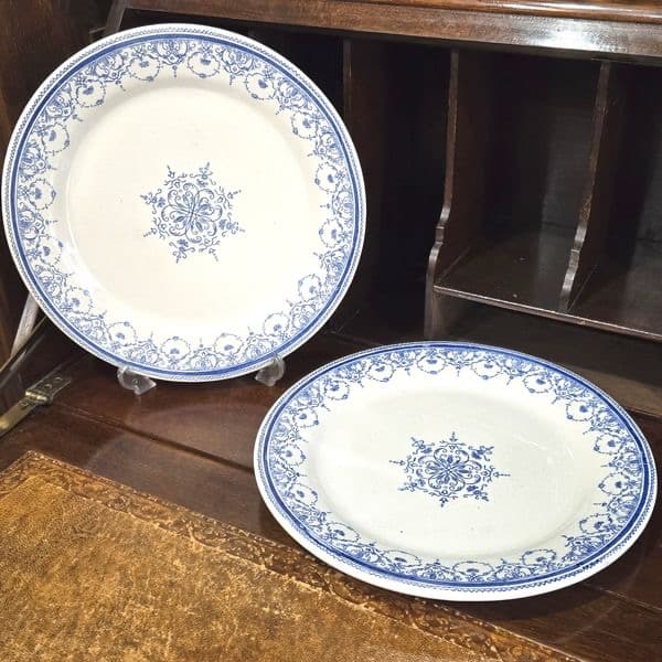 ジアン GIEN お皿2枚セット フランスアンティーク　ディナープレート