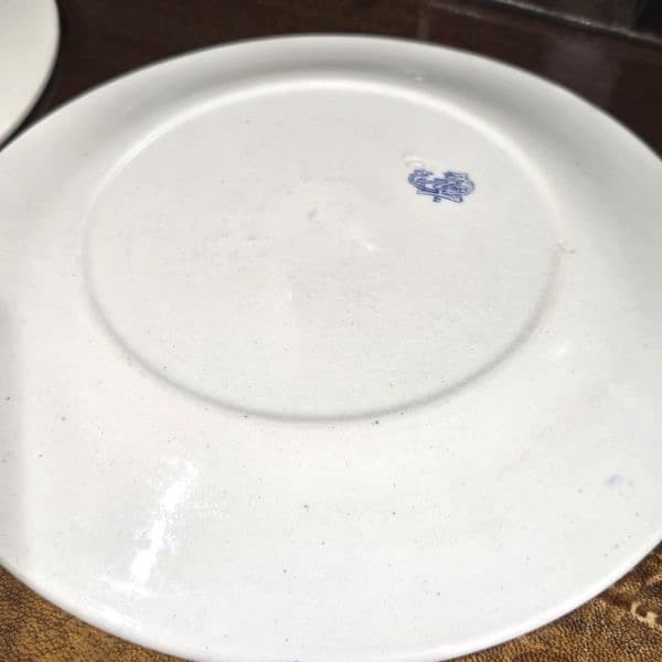 ジアン GIEN お皿2枚セット フランスアンティーク　ディナープレート