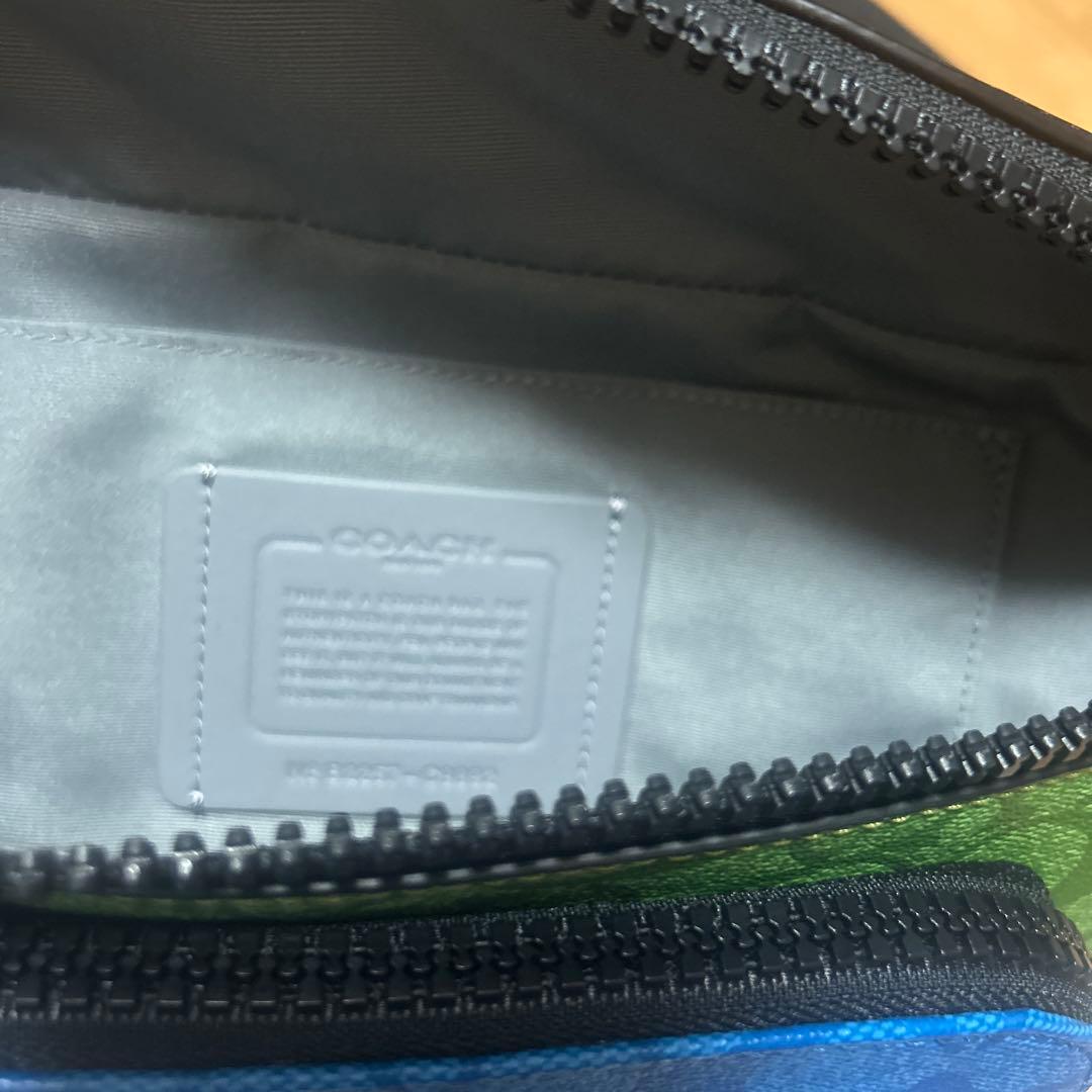 COACH コーチ ボディバック　ウエストポーチ　マルチカラー