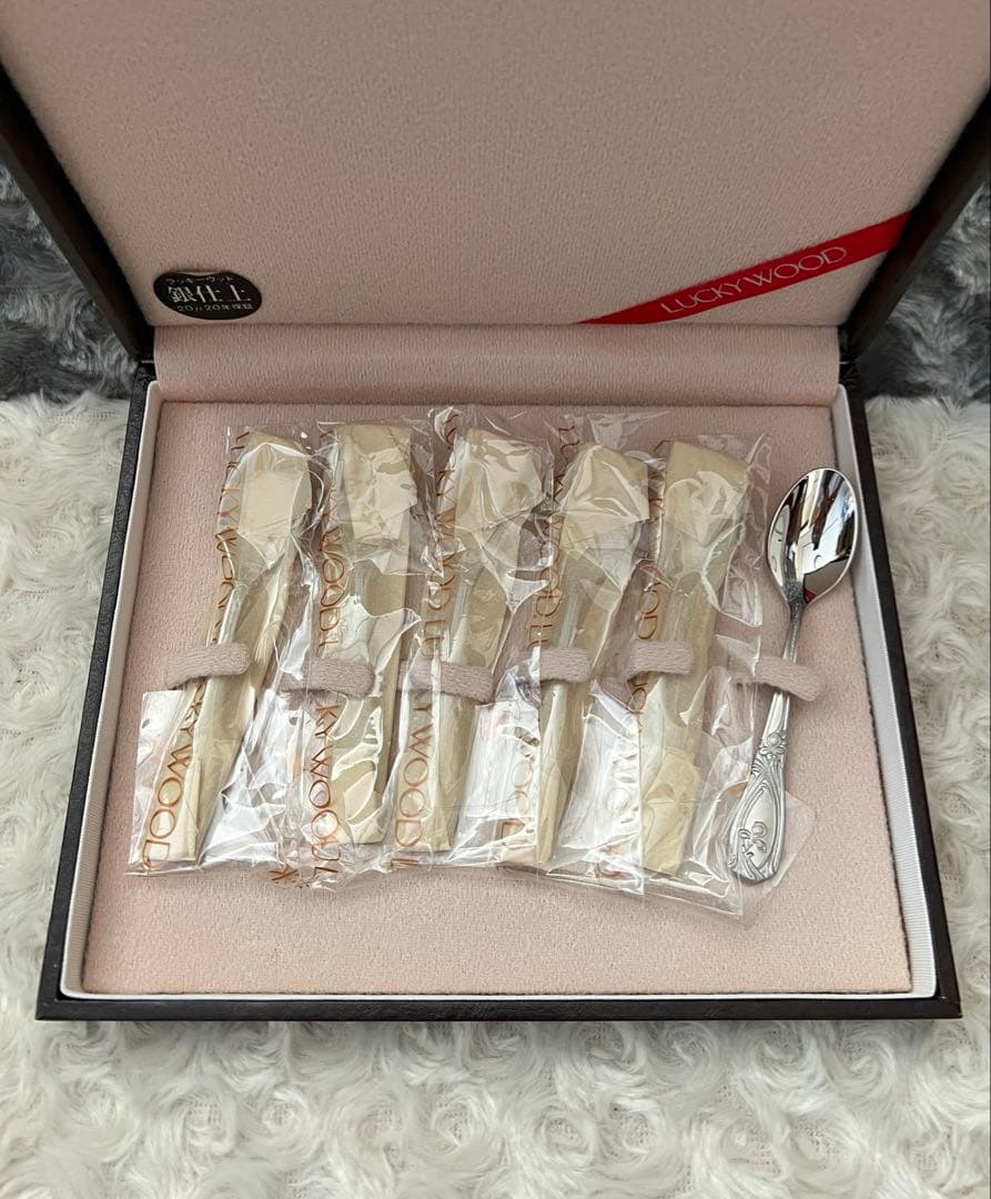 ラッキーウッド　カトラリーセット　パリ　スプーンセット〈６本セット〉