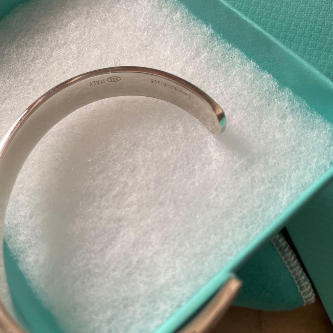 ☆ひろ☆未使用に近い☆Tiffany&co希少アトラスバングル☆