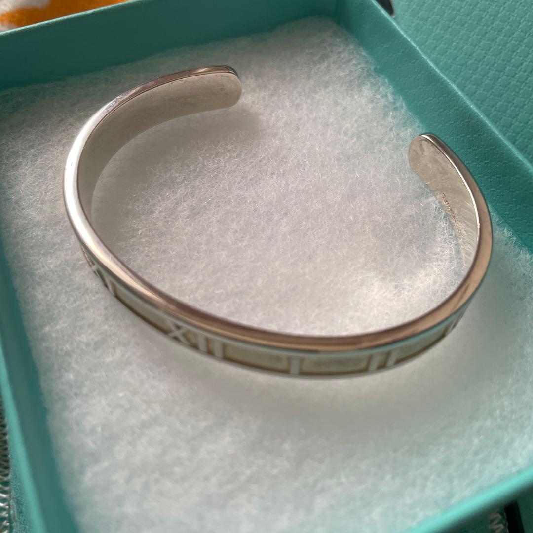 ☆ひろ☆未使用に近い☆Tiffany&co希少アトラスバングル☆