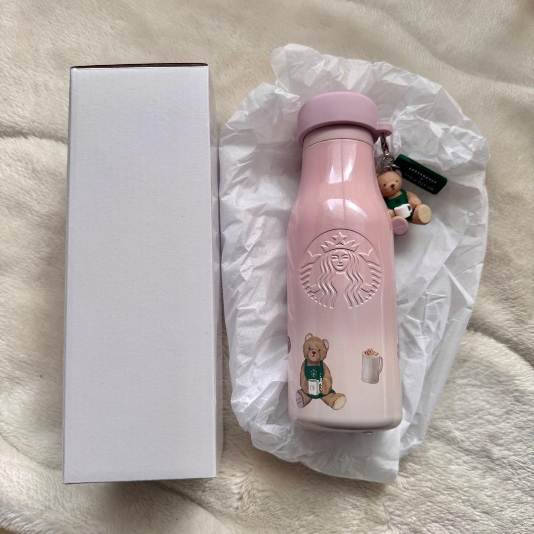 gelato pique テディベア ステンレスボトル 473ml