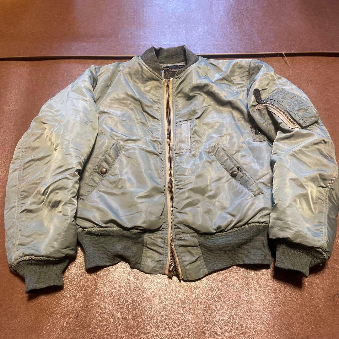 MA-1 米軍　当時物　Lサイズ？　破れアリ