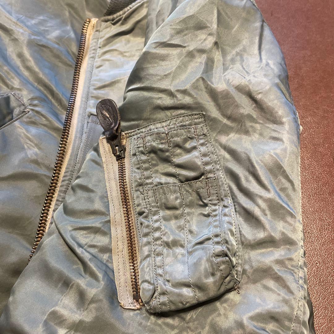 MA-1 米軍　当時物　Lサイズ？　破れアリ