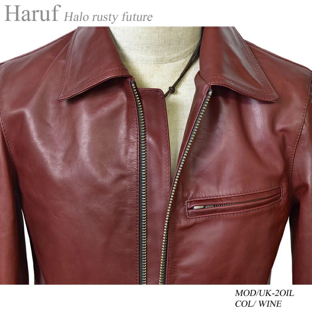 ま*さ様 激レアカラー新品 本革 レザージャケット シングルライダース 革ジャン