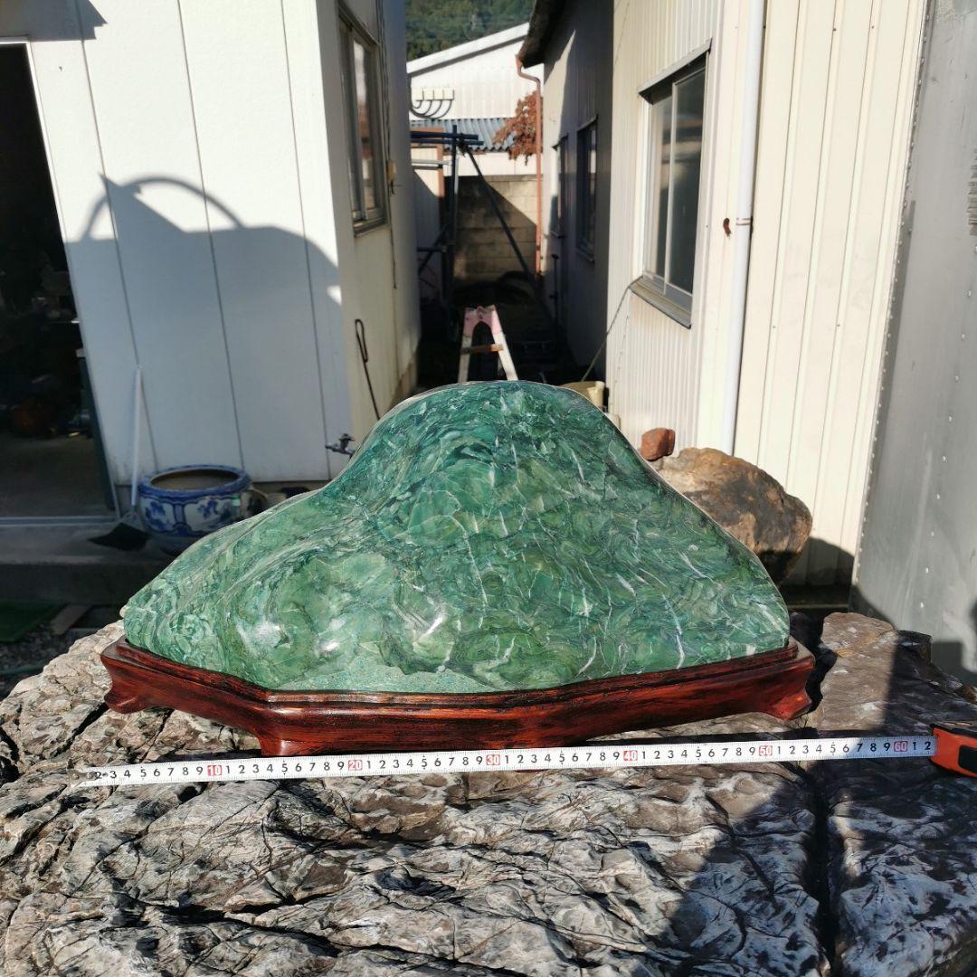 ナミビア翡翠　32.1キロ　翡翠　ヒスイ　鑑賞石　石　置物　オブジェ　インテリア