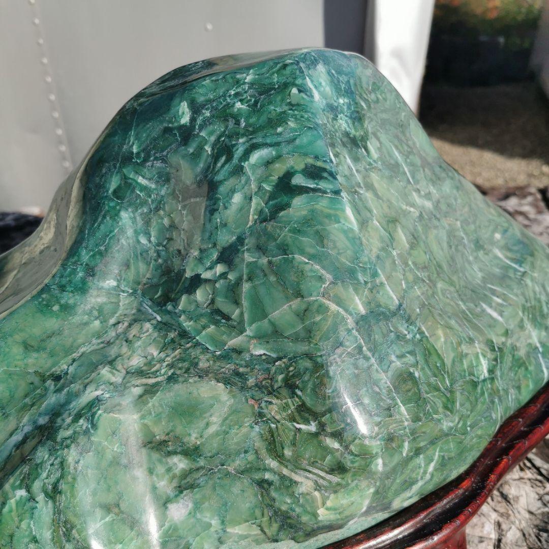 ナミビア翡翠　32.1キロ　翡翠　ヒスイ　鑑賞石　石　置物　オブジェ　インテリア