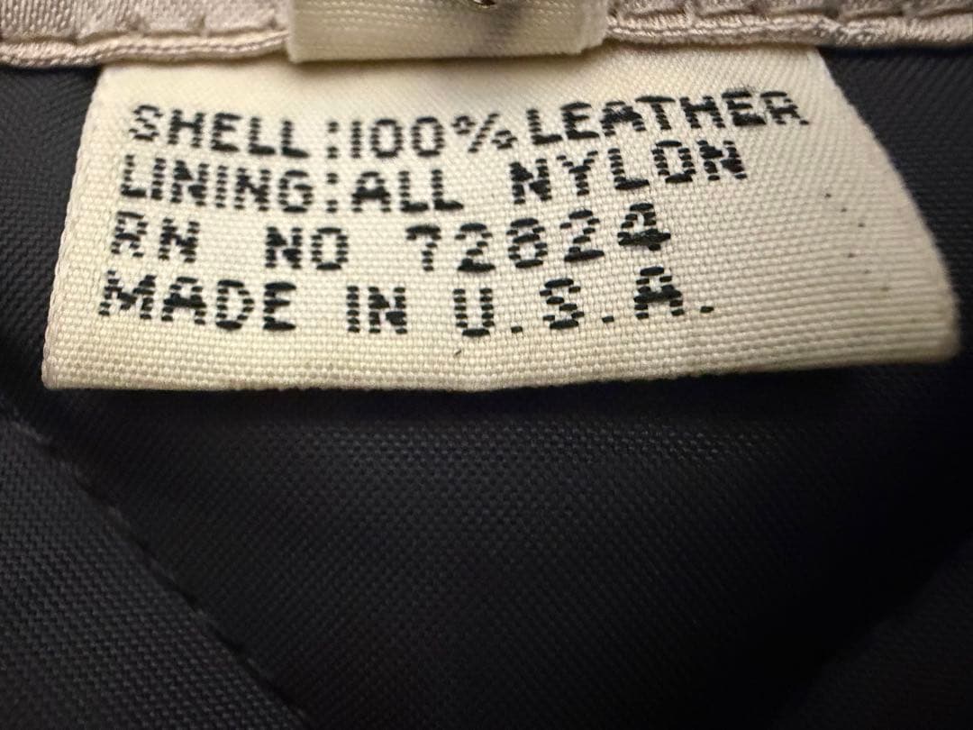 Vintage ハーレーダビッドソン　シングルライダースジャケット　サイズ38