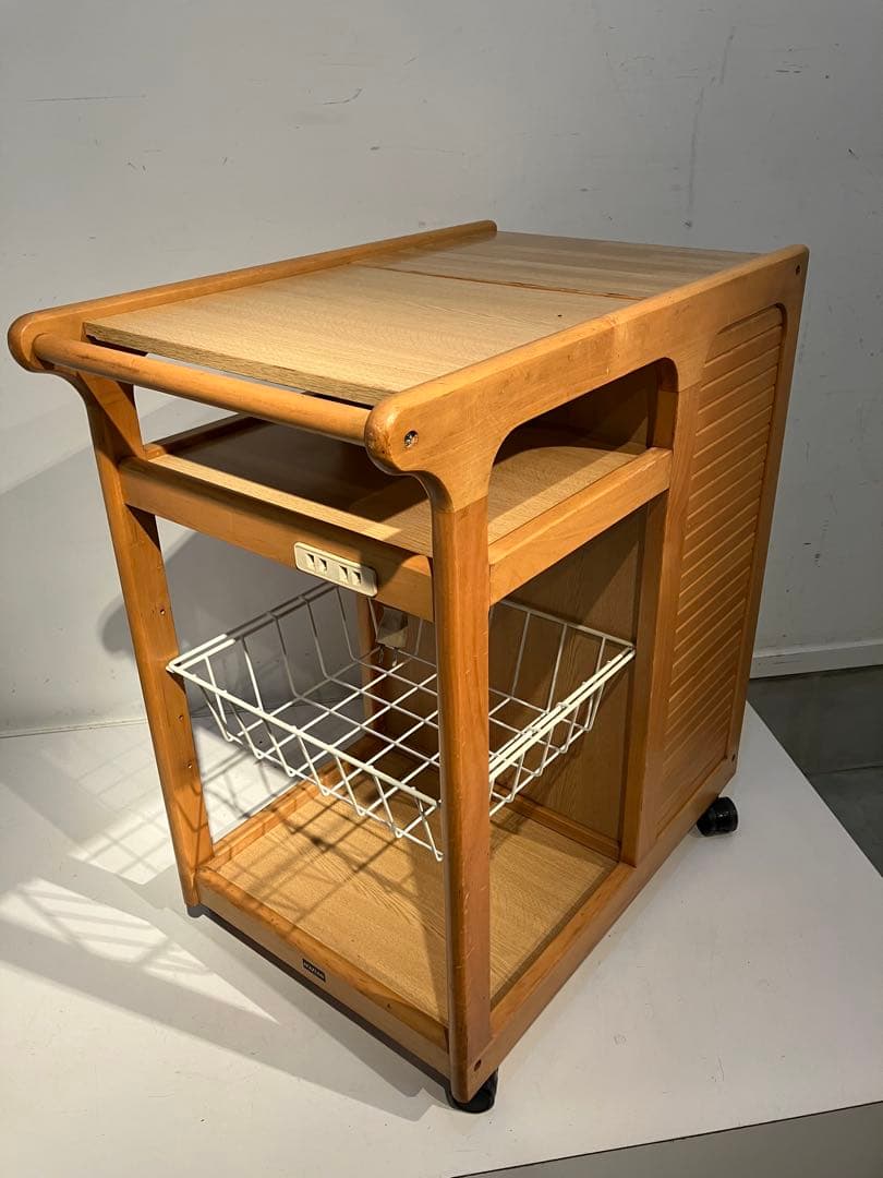 オールドコイズミ、キッチンワゴン、天童木工、秋田木工、昭和レトロ、和モダン