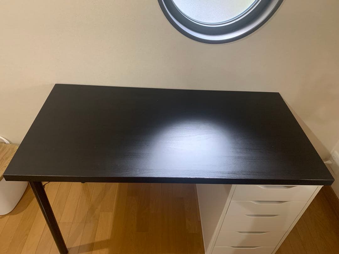 【IKEA】美品★デスク5段引き出し付き
