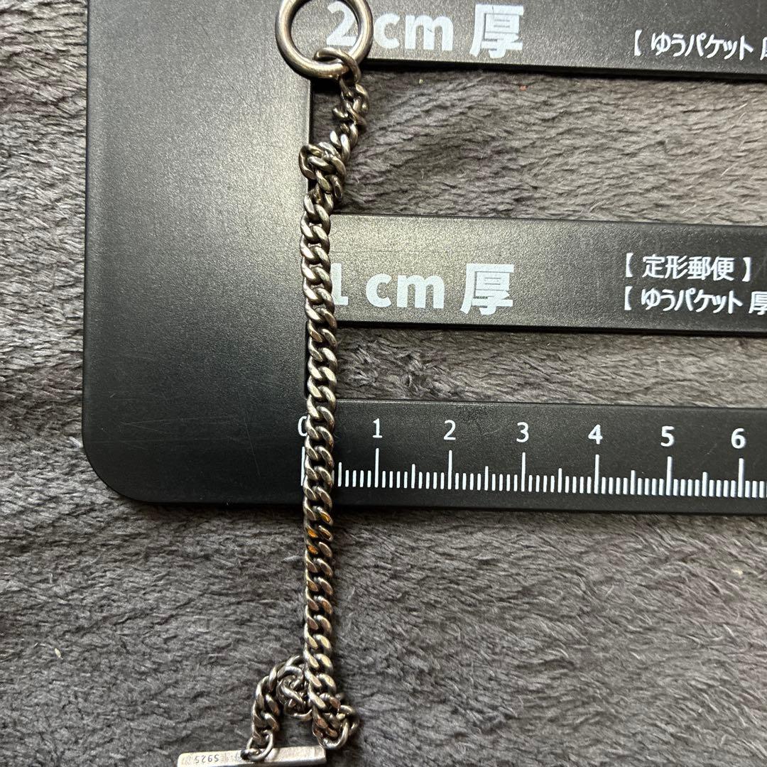 サンローラン　ブレスレット　シルバー　銀　0710