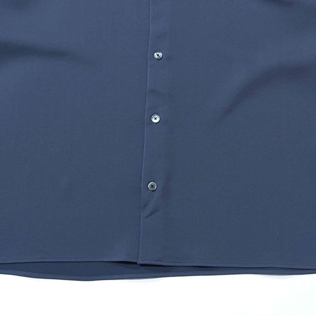 超高級★極美品◎COLD　DRY　ロングスリーブシャツ　ブルーグレー　TOKYO