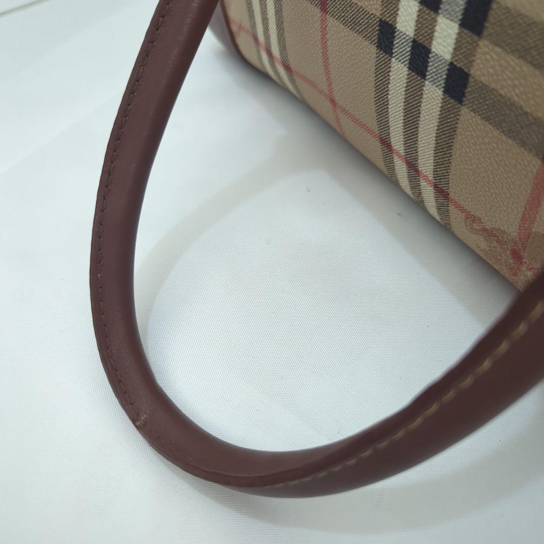 BURBERRY バーバリー ノバチェック ショルダー ミニ ボストンバッグ