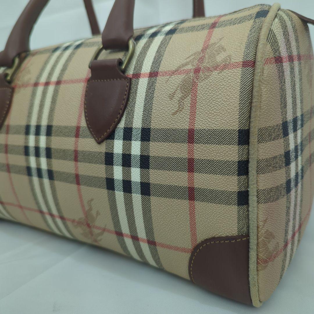 BURBERRY バーバリー ノバチェック ショルダー ミニ ボストンバッグ