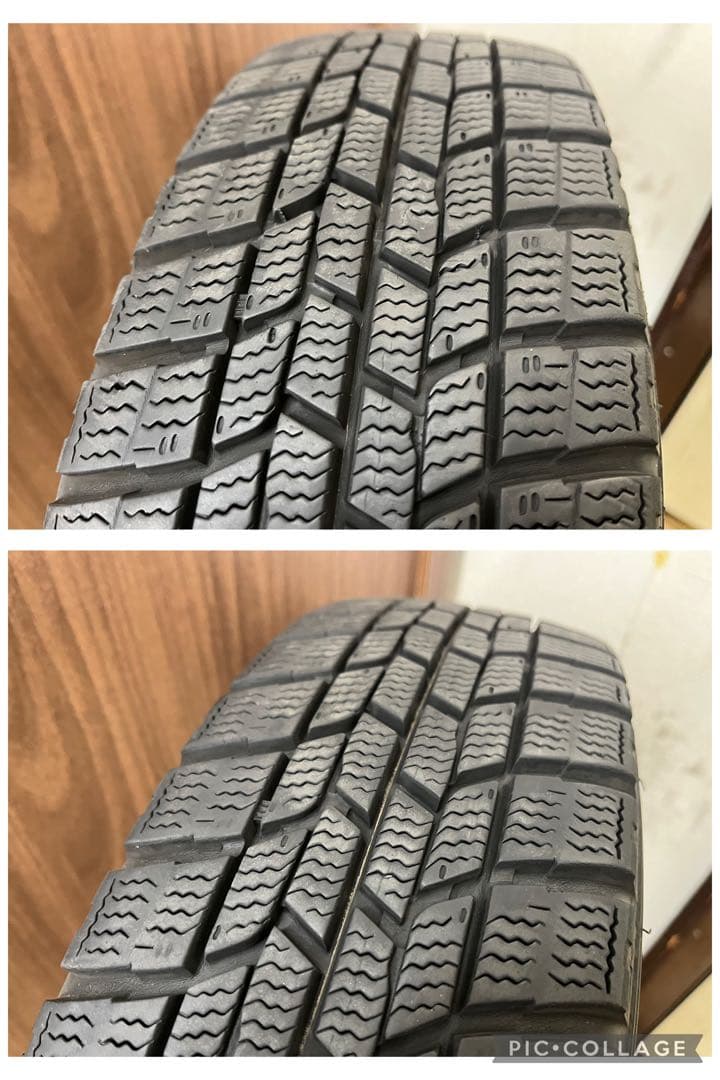 ②2019年製グッドイヤー 中古冬タイヤ 155/65R14 4本セット軽自動車
