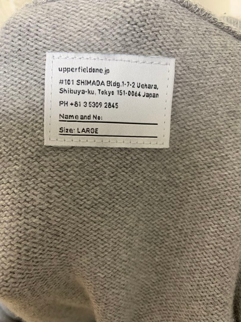 upperfieldone COOP CARDIGAN ヘザーグレイL