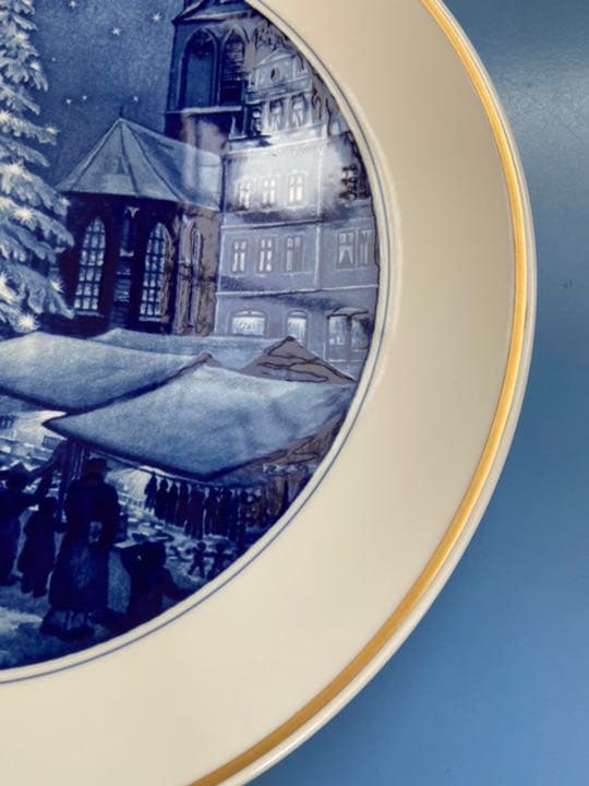 マイセン　クリスマス　絵皿　26cm