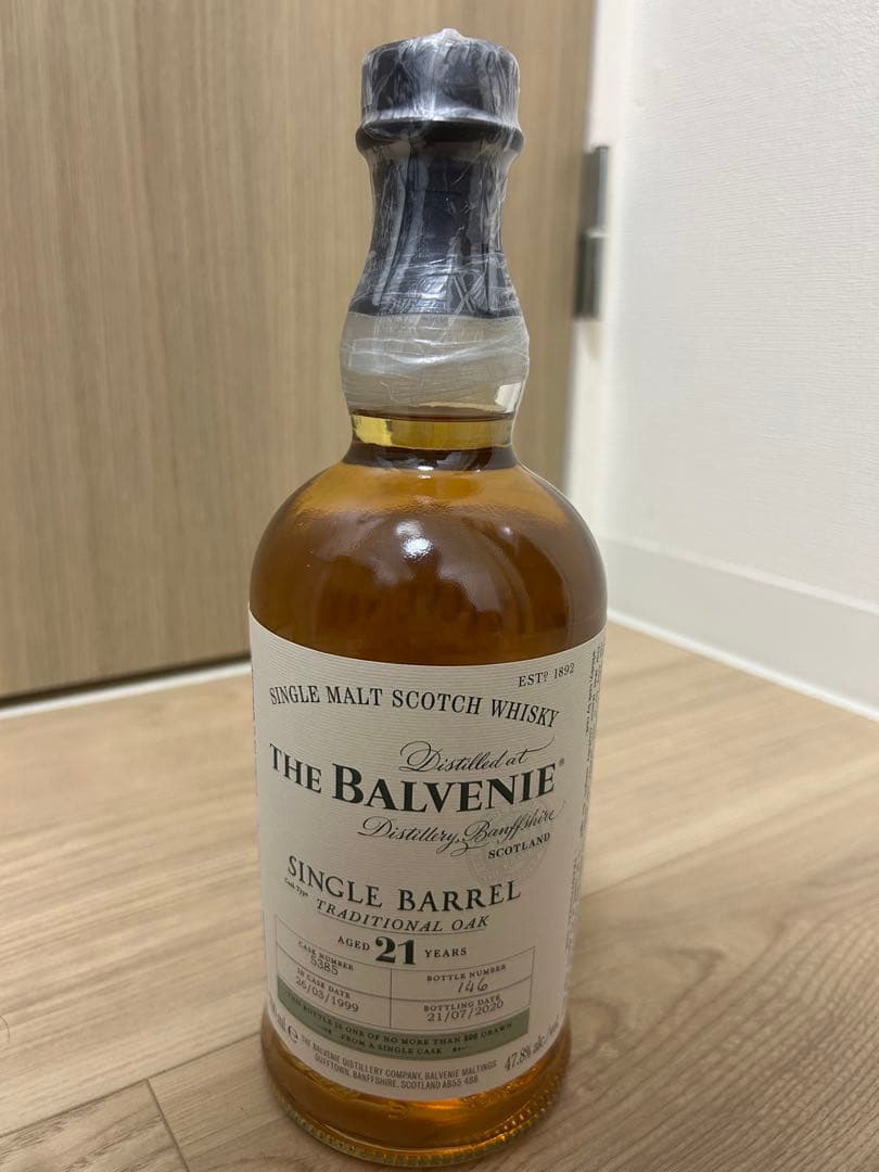 (値下げ)THE BALVENIE SINGLE BARREL 21年