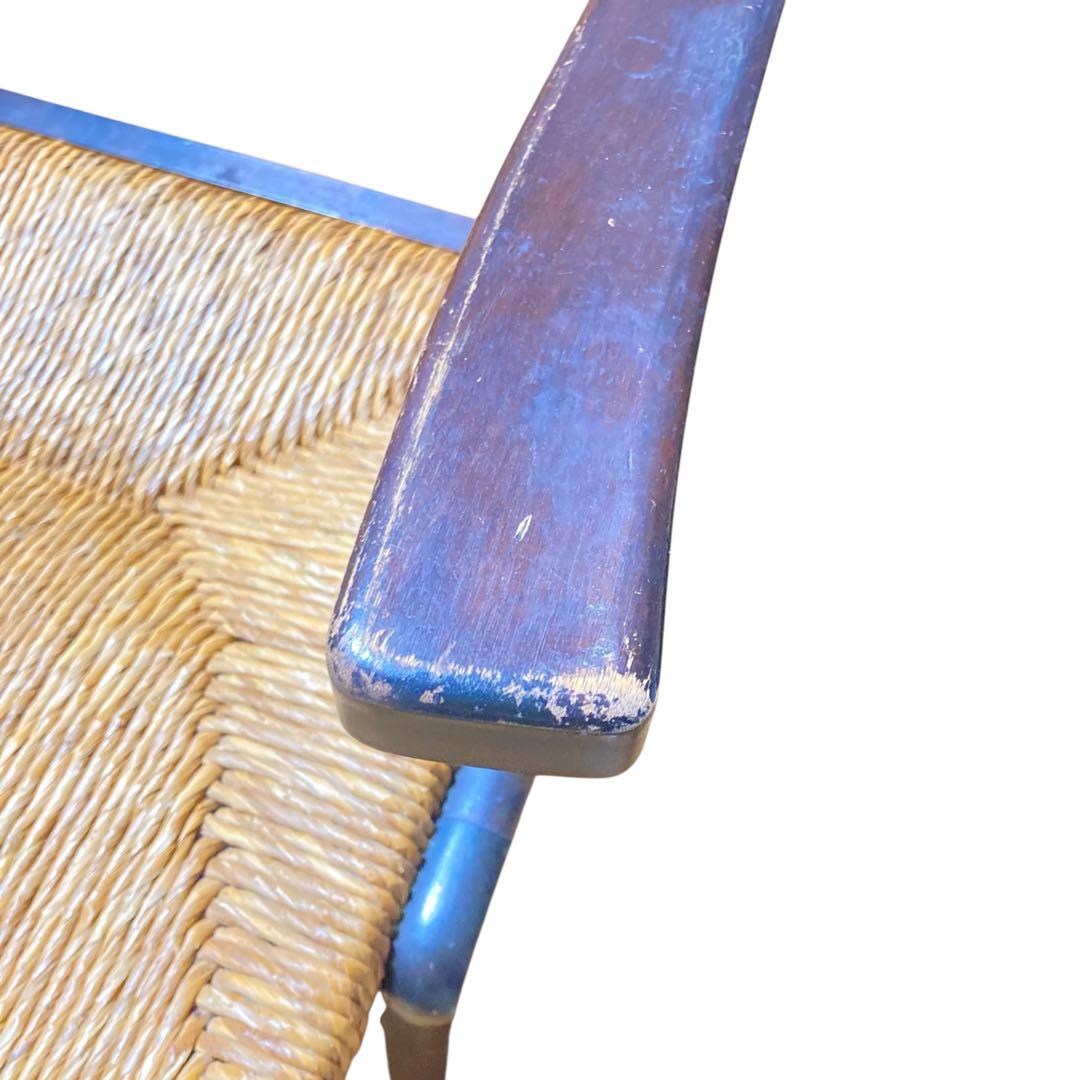 松本民芸家具 520L型 ミズメザクラ ラッシチェア⑤